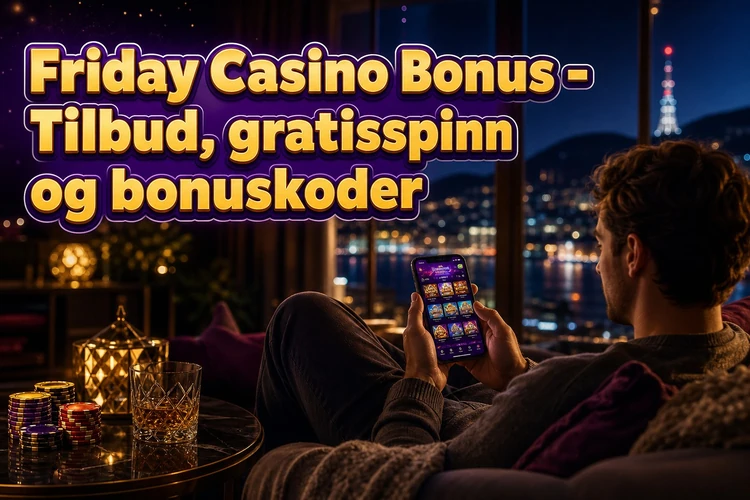 Friday Casino Bonus - Tilbud, gratisspinn og bonuskoder