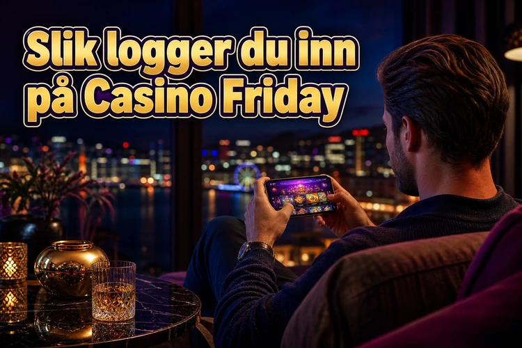 Slik logger du inn på Casino Friday